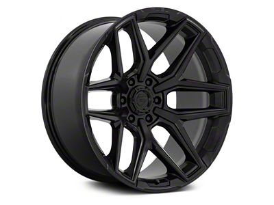 Fuel Wheels Fusion Forged Flux Blackout 6-Lug Wheel; 17x9; -12mm Offset (19-23 Ranger)