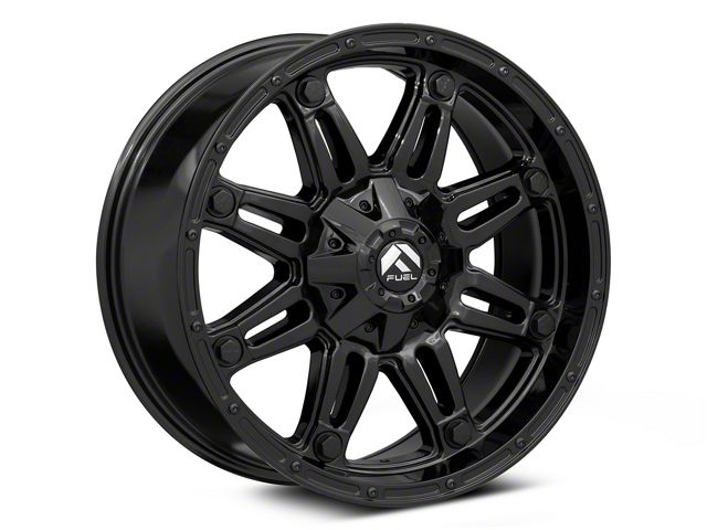 Diesel Rims Ranger Fuel Wheels Ranger Hostage Gloss Black 6-Lug Wheel; 20x9; 19mm Offset ...