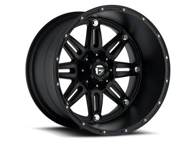 Fuel Wheels Hostage Matte Black 6-Lug Wheel; 22x12; -44mm Offset (19-23 Ranger)