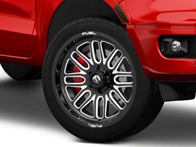 Fuel Wheels Ignite Gloss Black Milled 6-Lug Wheel; 22x10; -18mm Offset (19-23 Ranger)