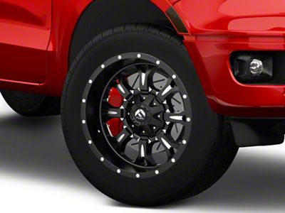 Fuel Wheels Krank Matte Black Milled 6-Lug Wheel; 20x10; -24mm Offset (19-23 Ranger)
