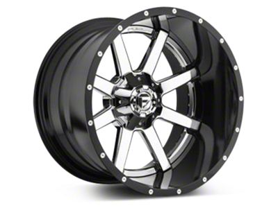 Fuel Wheels Maverick Chrome with Gloss Black Lip 6-Lug Wheel; 22x14; -70mm Offset (19-23 Ranger)
