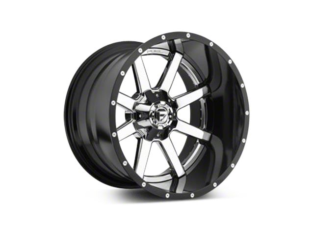Fuel Wheels Maverick Chrome with Gloss Black Lip 6-Lug Wheel; 22x14; -70mm Offset (19-23 Ranger)