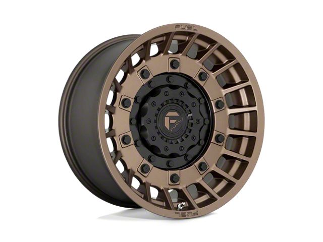 Fuel Wheels Militia Matte Bronze and Black 6-Lug Wheel; 20x10; -18mm Offset (19-23 Ranger)