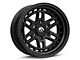 Fuel Wheels Nitro Matte Black 6-Lug Wheel; 17x9; 1mm Offset (19-23 Ranger)
