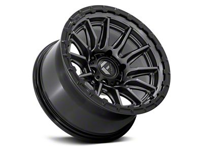 Fuel Wheels Piston Matte Gunmetal with Gloss Black Lip 6-Lug Wheel; 20x9; 1mm Offset (19-23 Ranger)