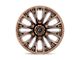 Fuel Wheels Rebar Platinum Bronze Milled 6-Lug Wheel; 17x9; -12mm Offset (19-23 Ranger)