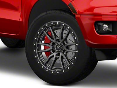 Fuel Wheels Rebel Matte Gunmetal 6-Lug Wheel; 20x9; 20mm Offset (19-23 Ranger)