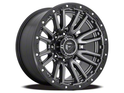 Fuel Wheels Rebel Textured Anthracite 6-Lug Wheel; 17x9; -12mm Offset (19-23 Ranger)