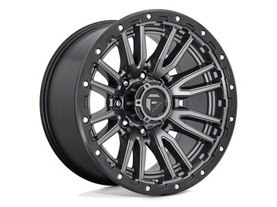 Fuel Wheels Rebel Textured Anthracite 6-Lug Wheel; 17x9; 1mm Offset (19-23 Ranger)