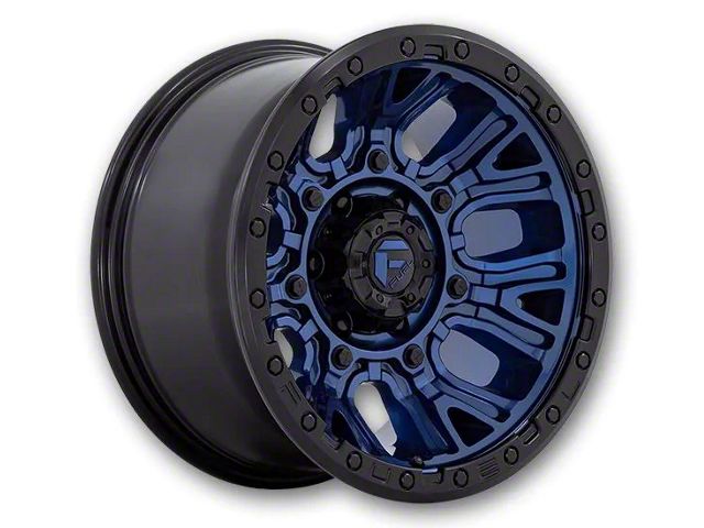Fuel Wheels Rush Dark Blue 6-Lug Wheel; 17x9; 1mm Offset (19-23 Ranger)