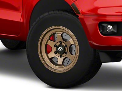 Fuel Wheels Shok Matte Gunmetal 6-Lug Wheel; 17x9; 1mm Offset (19-23 Ranger)