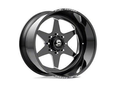 Fuel Wheels Sift Gloss Black Milled 6-Lug Wheel; Left Directional; 20x14; -69mm Offset (24-26 Ranger)