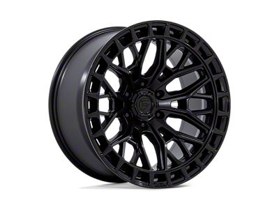 Fuel Wheels Sigma Blackout with Gloss Black Lip 6-Lug Wheel; 17x9; 1mm Offset (19-23 Ranger)