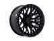 Fuel Wheels Sigma Blackout with Gloss Black Lip 6-Lug Wheel; 20x10; -18mm Offset (19-23 Ranger)
