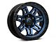 Fuel Wheels Syndicate Dark Blue with Black Ring 6-Lug Wheel; 17x9; -12mm Offset (19-23 Ranger)