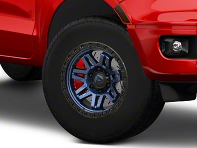 Fuel Wheels Syndicate Dark Blue with Black Ring 6-Lug Wheel; 17x9; 1mm Offset (19-23 Ranger)