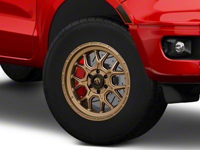 Fuel Wheels Tech Matte Bronze 6-Lug Wheel; 17x9; 1mm Offset (19-23 Ranger)