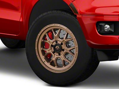 Fuel Wheels Tech Matte Bronze 6-Lug Wheel; 18x9; 20mm Offset (19-23 Ranger)