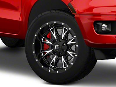 Fuel Wheels Throttle Matte Black Milled 6-Lug Wheel; 20x10; -12mm Offset (19-23 Ranger)