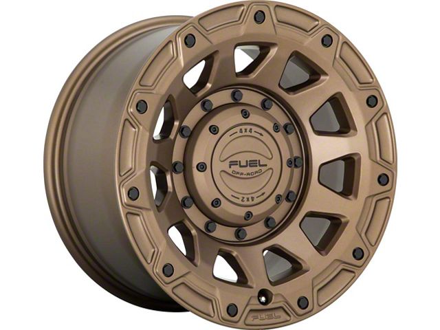 Fuel Wheels Tracker Matte Bronze 6-Lug Wheel; 17x9; 1mm Offset (19-23 Ranger)