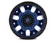 Fuel Wheels Traction Dark Blue with Black Ring 6-Lug Wheel; 17x9; -12mm Offset (19-23 Ranger)