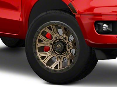 Fuel Wheels Traction Matte Bronze with Black Ring 6-Lug Wheel; 20x10; -18mm Offset (19-23 Ranger)