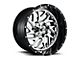Fuel Wheels Triton Chrome with Gloss Black Lip 6-Lug Wheel; 20x10; -19mm Offset (19-23 Ranger)