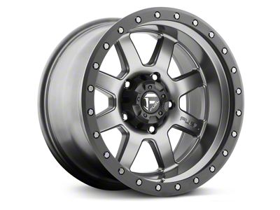Fuel Wheels Trophy Anthracite with Black Ring 6-Lug Wheel; 20x9; 1mm Offset (19-23 Ranger)