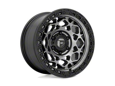 Fuel Wheels Unit Gunmetal with Matte Black Ring 6-Lug Wheel; 17x9; 1mm Offset (19-23 Ranger)