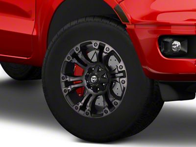 Fuel Wheels Vapor Matte Black Double Dark Tint 6-Lug Wheel; 17x9; 20mm Offset (19-23 Ranger)