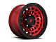 Fuel Wheels Zephyr Candy Red with Black Bead Ring 6-Lug Wheel; 18x9; -12mm Offset (19-23 Ranger)