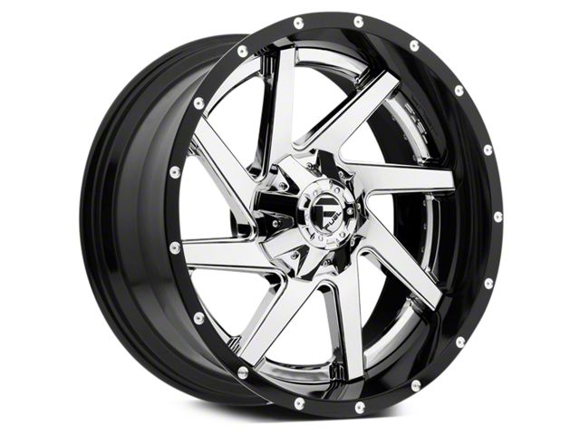 Fuel Wheels Renegade Gloss Black and Chrome 5-Lug Wheel; 20x10; -19mm Offset (09-18 RAM 1500)