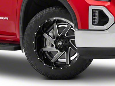 Fuel Wheels Renegade Matte Black Milled 6-Lug Wheel; 22x12; -44mm Offset (19-25 Sierra 1500)