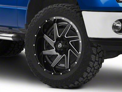 Fuel Wheels Renegade Matte Black Milled 6-Lug Wheel; 22x12; -44mm Offset (09-14 F-150)