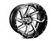 Fuel Wheels Renegade Chrome with Gloss Black Lip 6-Lug Wheel; 22x14; -70mm Offset (14-18 Sierra 1500)