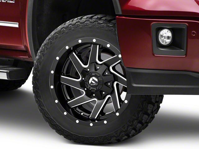 Fuel Wheels Renegade Matte Black Milled 6-Lug Wheel; 20x10; -18mm Offset (14-18 Sierra 1500)