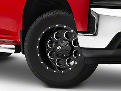 Fuel Wheels Revolver Matte Black Milled 6-Lug Wheel; 18x9; -12mm Offset (19-25 Silverado 1500)