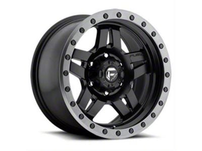 Fuel Wheels Anza Matte Black with Gunmetal Ring 6-Lug Wheel; 20x9; 19mm Offset (19-25 Sierra 1500)
