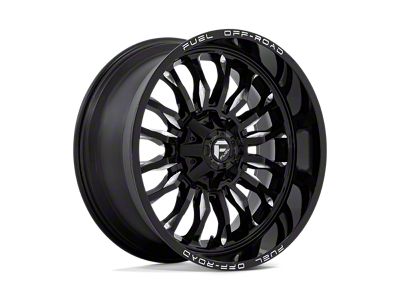 Fuel Wheels Arc Gloss Black Milled 6-Lug Wheel; 22x10; -18mm Offset (19-24 Sierra 1500)