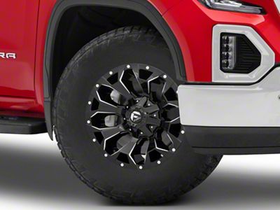 Fuel Wheels Assault Gloss Black Milled 6-Lug Wheel; 18x9; 19mm Offset (19-25 Sierra 1500)