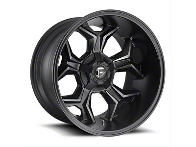 Fuel Wheels Avenger Matte Black Double Dark Tint 6-Lug Wheel; 20x9; 1mm Offset (19-25 Sierra 1500)