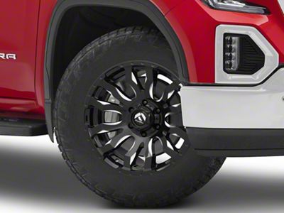 Fuel Wheels Blitz Gloss Black Milled 6-Lug Wheel; 20x9; 20mm Offset (19-25 Sierra 1500)