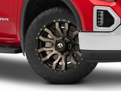 Fuel Wheels Blitz Matte Black Double Dark Tint 6-Lug Wheel; 22x10; -18mm Offset (19-25 Sierra 1500)