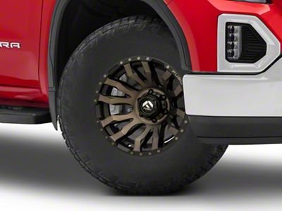 Fuel Wheels Blitz Matte Black with Dark Tint 6-Lug Wheel; 17x9; 1mm Offset (19-25 Sierra 1500)