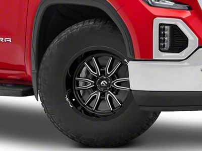 Fuel Wheels Clash Gloss Black Milled 6-Lug Wheel; 18x9; -12mm Offset (19-25 Sierra 1500)