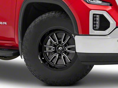 Fuel Wheels Clash Gloss Black Milled 6-Lug Wheel; 18x9; 1mm Offset (19-25 Sierra 1500)