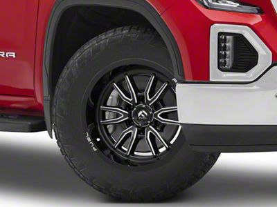 Fuel Wheels Clash Gloss Black Milled 6-Lug Wheel; 20x10; -18mm Offset (19-25 Sierra 1500)