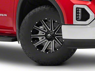 Fuel Wheels Contra Matte Black Milled 6-Lug Wheel; 18x9; -12mm Offset (19-25 Sierra 1500)