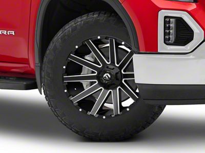 Fuel Wheels Contra Matte Black Milled 6-Lug Wheel; 20x9; 19mm Offset (19-25 Sierra 1500)